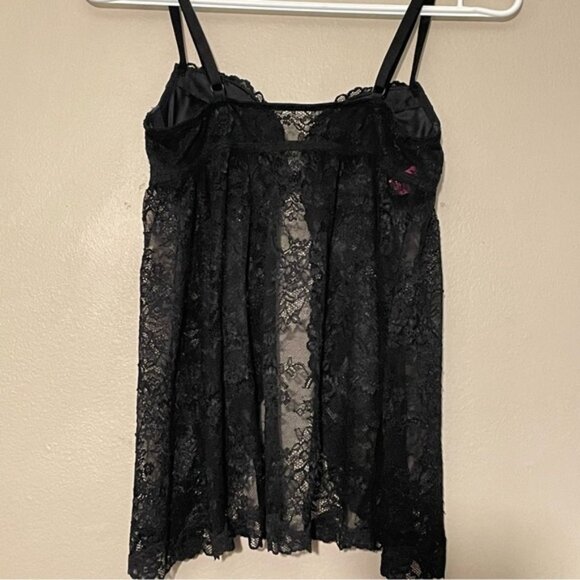 La SENZA Black Lace Push-Up Lingerie Teddy - Picture 9 of 15